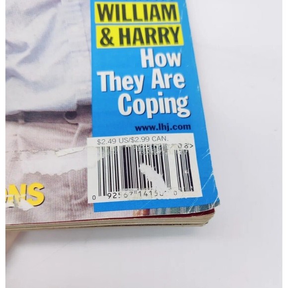 Vintage Ladies Home Journal Magazine August 1998 Prince William Harry Diana 90s - Picture 2 of 9